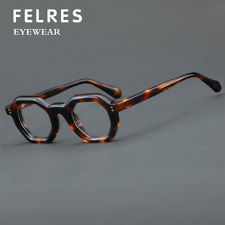 Óculos retrô armação grossa acetato para homens mulheres lentes transparentes armação quente, usado comprar usado  Enviando para Brazil