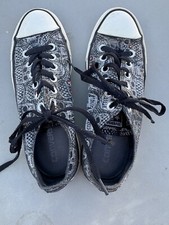 Tênis Converse All Star Feminino 8 Caveiras Halloween Preto Slip On Low Top Skate comprar usado  Enviando para Brazil