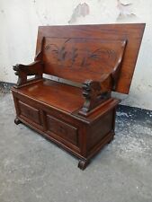 Antique oak monks for sale  ACCRINGTON