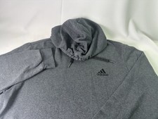 adidas Męska bluza z kapturem Przód Logo Klatka piersiowa Sweter Kieszeń Szara Rozmiar XL, używany na sprzedaż  Wysyłka do Poland