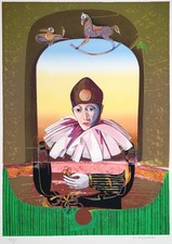 Luigi Rincicotti "Ricordi" - Serigrafia materica cm 36x52 - 1988 comprar usado  Enviando para Brazil