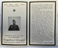 Sterbebild soldatenfoto pionie gebraucht kaufen Sterbebild soldatenfoto pionie gebraucht kaufen  Tönisvorst