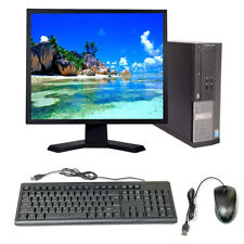 Computador Dell Desktop i3 PC SFF 8GB RAM 500GB HD 19" monitor LCD Windows 10 WiFi comprar usado  Enviando para Brazil