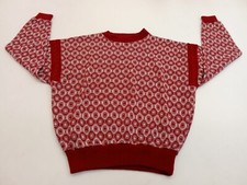 Vintage pullover rot gebraucht kaufen  Rastatt