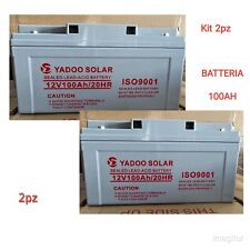 Kit batteria 100ah usato  Napoli