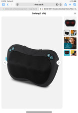Shiatsu massager heated for sale  LYMINGTON