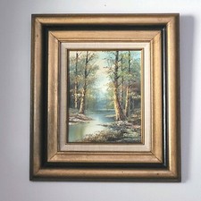 Oil painting stream d'occasion  Expédié en Belgium