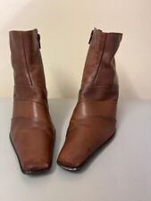 Brown leather boots for sale  GLOUCESTER