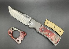 Usado, Chaves Knives Street Redencion titânio/latão Seigaiah/dinheiro de sangue cetim S35VN comprar usado Usado, Chaves Knives Street Redencion titânio/latão Seigaiah/dinheiro de sangue cetim S35VN comprar usado  Enviando para Brazil