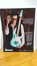 GUITARRA STEVE VAI JEN IBANEZ 2012 ANÚNCIO IMPRESSO 11 X 8,5., comprar usado  Enviando para Brazil