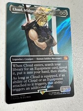 Cloud, Midgar Mercenary (Borderless) (Surge Foil) Final Fantasy Foil comprar usado  Enviando para Brazil