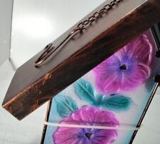 Pink flower stained for sale  LINCOLN