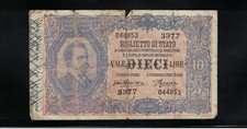 Italy lire 1918 usato  Rende