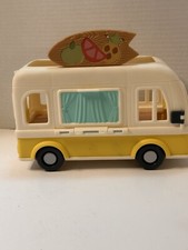 BLUEY Camper Van Food Truck Juice Bar Brinquedo Carro Alce 10" Desdobrável comprar usado  Enviando para Brazil