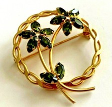 Broche cercle fleur d'occasion  Paris XV