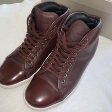 Usado, Tênis de cano alto Giorgio Armani Borgonha US$ 625 tamanho 10,5 comprar usado  Enviando para Brazil