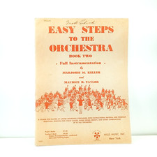 Libro de 2 partituras de instrumentación completa Easy Steps to Orchestra 1952 segunda mano  Embacar hacia Mexico