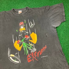 Camisa masculina vintage Looney Tunes GG preta 1999 Patolino Extremo bicicleta ciclismo anos 90 comprar usado  Enviando para Brazil
