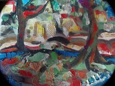 Huile toile 24x19cm d'occasion  Toulon-