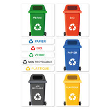 Stickers poubelles tri d'occasion  Cambrai
