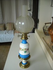 Lampe petrole porcelaine d'occasion  Biars-sur-Cère