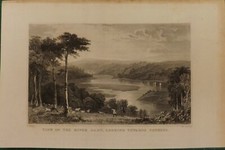 1880 engraving river for sale  PORTLAND