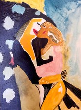 Kiss oil painting for sale  Urbana