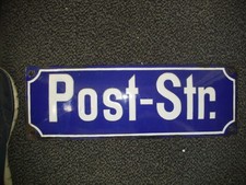 Emailschild poststrasse altes gebraucht kaufen  Kaiserslautern