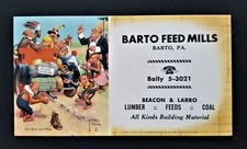 vintage BARTO FEED MILLS barto pa AD INK BLOTTER PAPER macacos antropomórpicos comprar usado  Enviando para Brazil