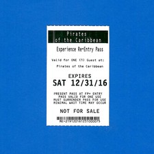 Fastpass pirates caribbean for sale  Whippany