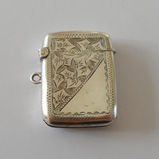 Antique silver vesta for sale Antique silver vesta for sale  MIDDLESBROUGH