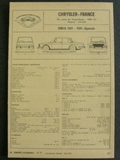 Fiche technique automobile d'occasion  France