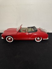 Usado, Carro conversível Solido 1957 Volkswagen Karmann-ghia escala 1:18 fundido vermelho comprar usado  Enviando para Brazil