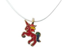 Collana unicorno animale usato  Italia