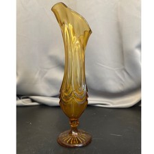 Amber glass vase for sale  Cabot