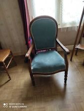 Fauteuil voltaire bleu d'occasion  Châteauneuf-sur-Loire