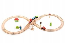 Pociąg drewniany Trefl 61686 Fun Play RAILWAY na sprzedaż  PL