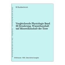 Vergleichende physiologie band gebraucht kaufen  Mainz-Kastel