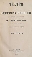 Schiller federico teatro usato  Italia