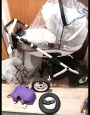 Grey white leather for sale  ISLEWORTH
