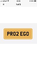 Private plate. dateless. for sale  NORTHAMPTON