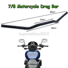 Guidões de motocicleta 7/8"" 22mm barra de arrasto preta para bicicleta sujeira Harley, usado comprar usado  Enviando para Brazil