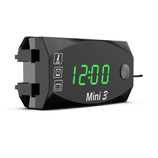 3 em 1 motocicleta digital LED termômetro de tempo relógio voltímetro de tensão universal comprar usado  Enviando para Brazil