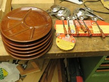 Braune fondue teller gebraucht kaufen  Affalterbach