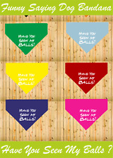 Dog bandana funny for sale  DUNDEE