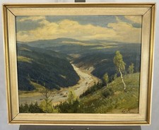 Ancienne huile toile d'occasion  Vannes