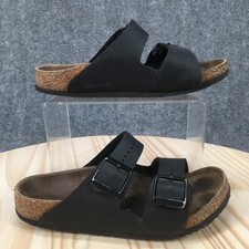 Birkenstock Sandals Womens 34 Arizona Casual Slip On Buckle Slide Black Germany comprar usado Birkenstock Sandals Womens 34 Arizona Casual Slip On Buckle Slide Black Germany comprar usado  Enviando para Brazil