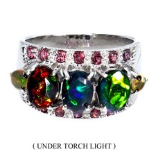 Anel de prata esterlina 925 oval opala preta opala fogo opala pedra preciosa rodolita Si comprar usado Anel de prata esterlina 925 oval opala preta opala fogo opala pedra preciosa rodolita Si comprar usado  Enviando para Brazil