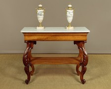 Antique walnut marble for sale  LLANDUDNO JUNCTION