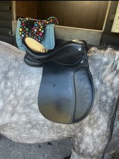 Black leather 14.5 for sale  LONDON